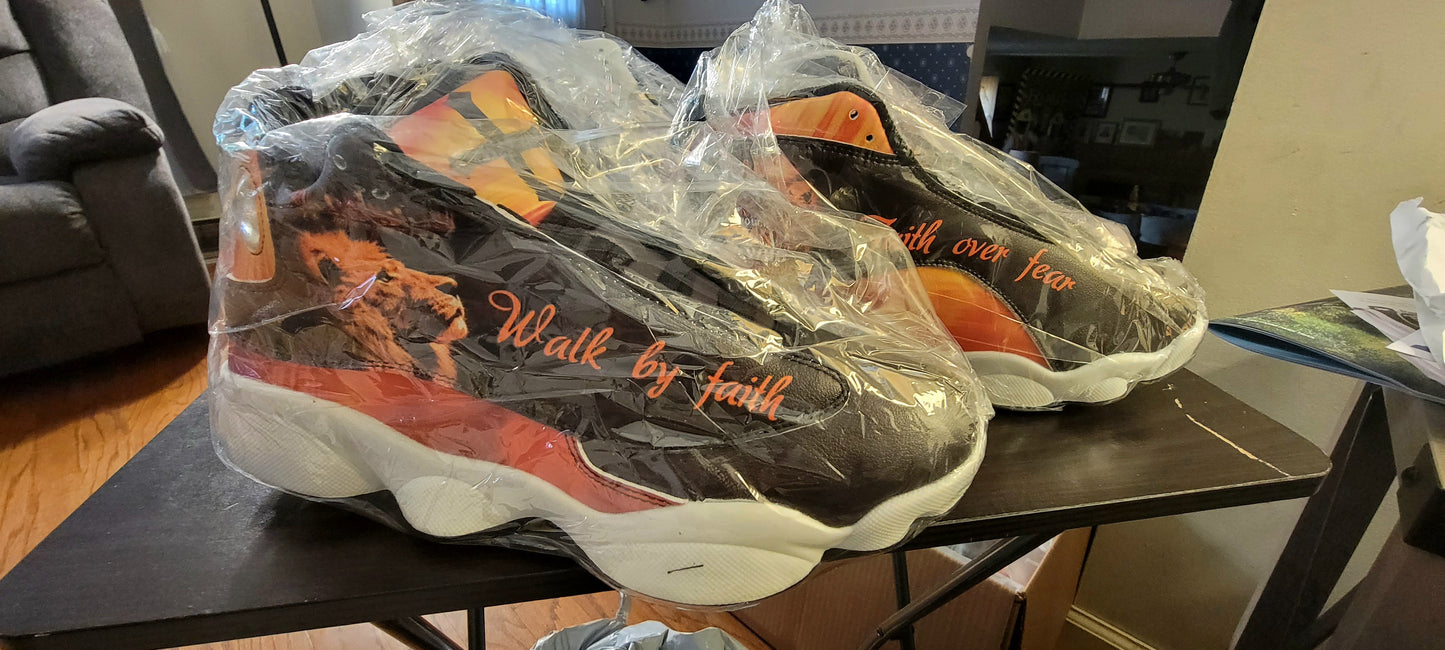 Custom "Walk By Faith" Sneakers