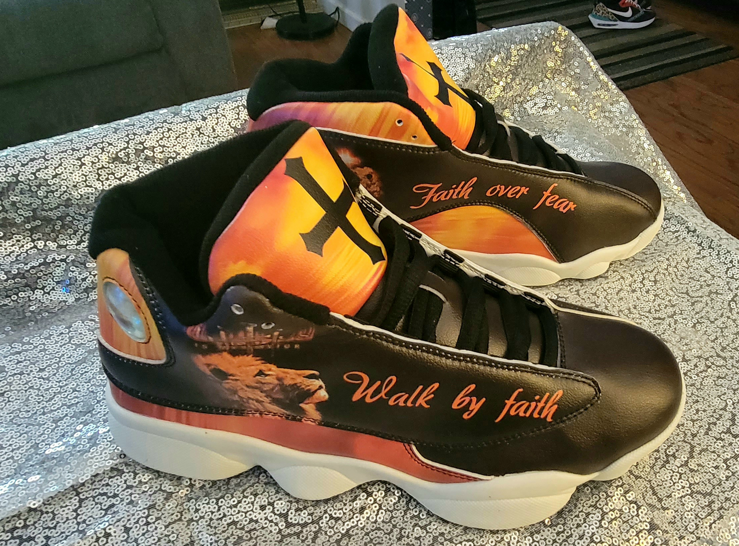 Custom "Walk By Faith" Sneakers