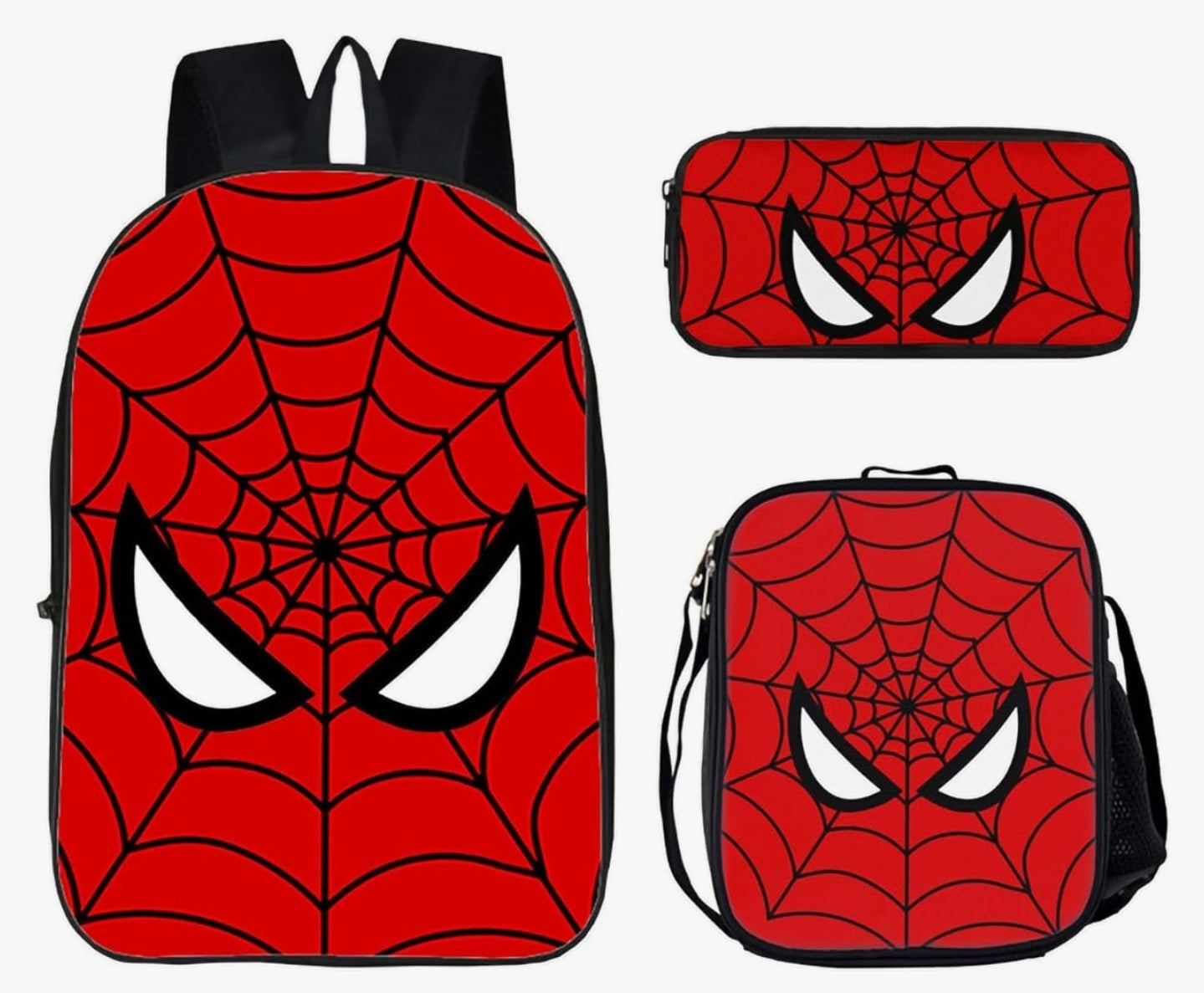 Spiderman Backpack(3 Pc Set)
