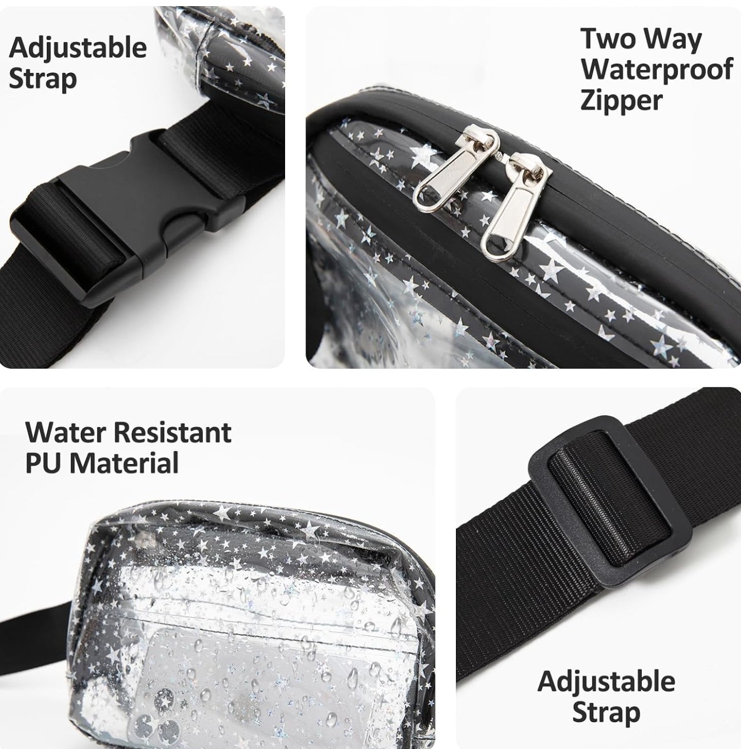 Clear Fanny Pack-Stadium Approved