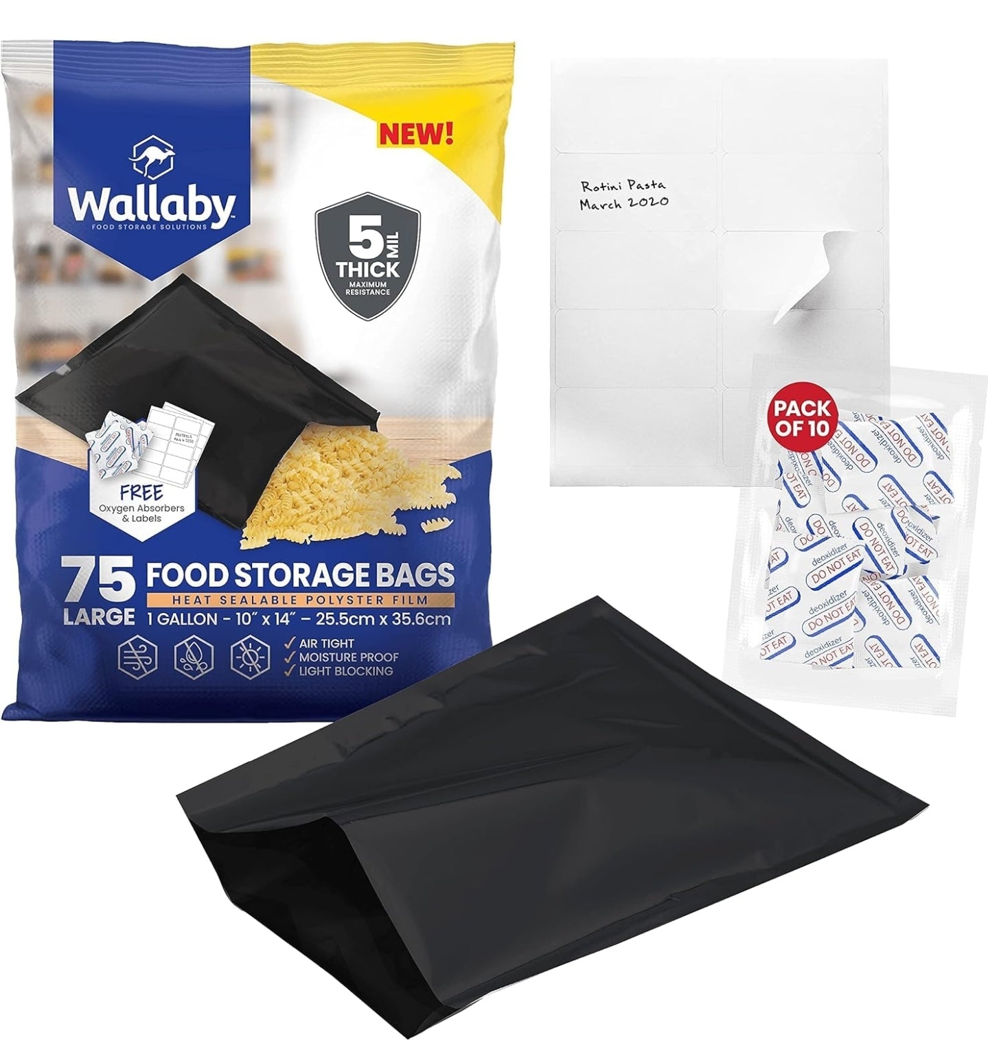 Wallaby Food Storage Bags (75 Large)