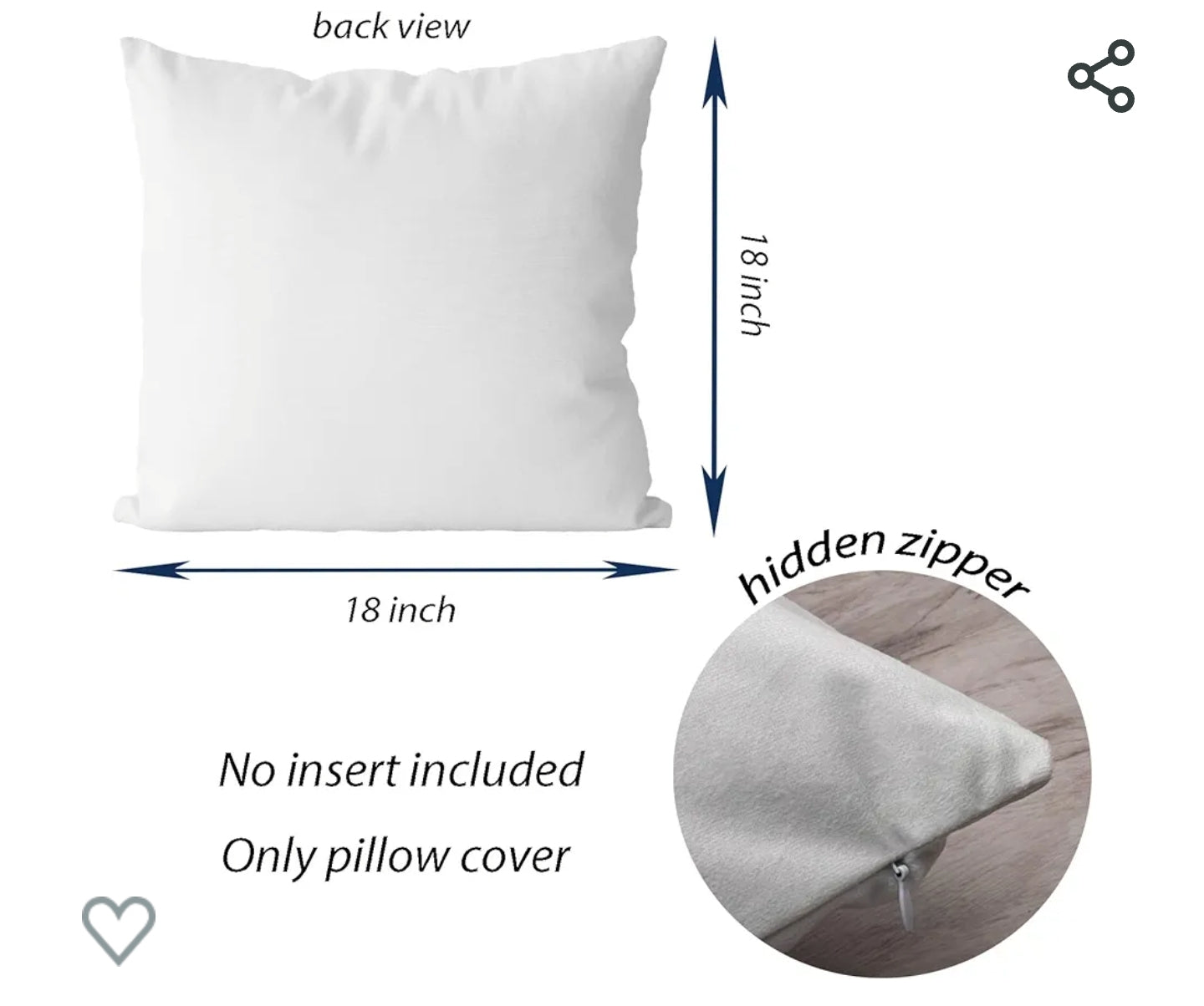 18 x 18 in Sweet Boop Golden Dog Pillow Cover