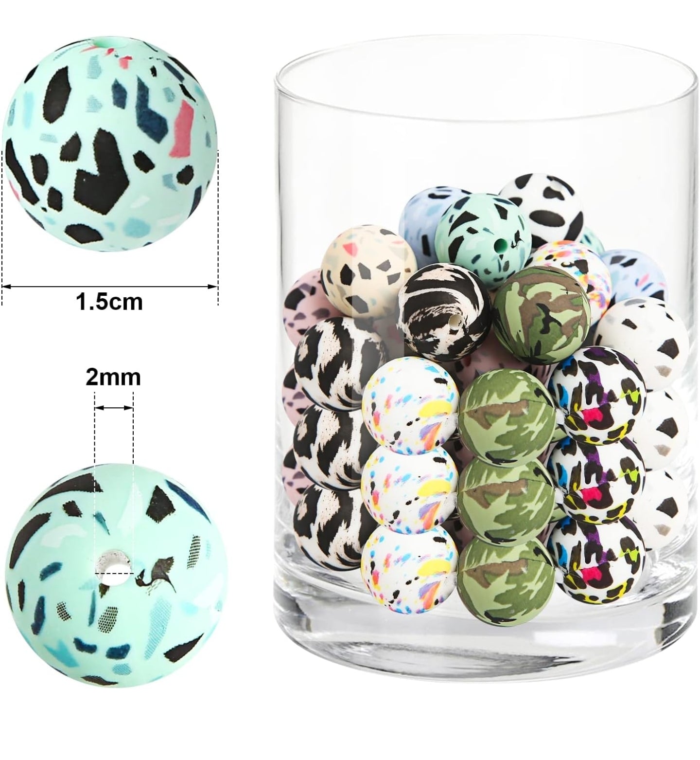 Assorted Silicone Beads