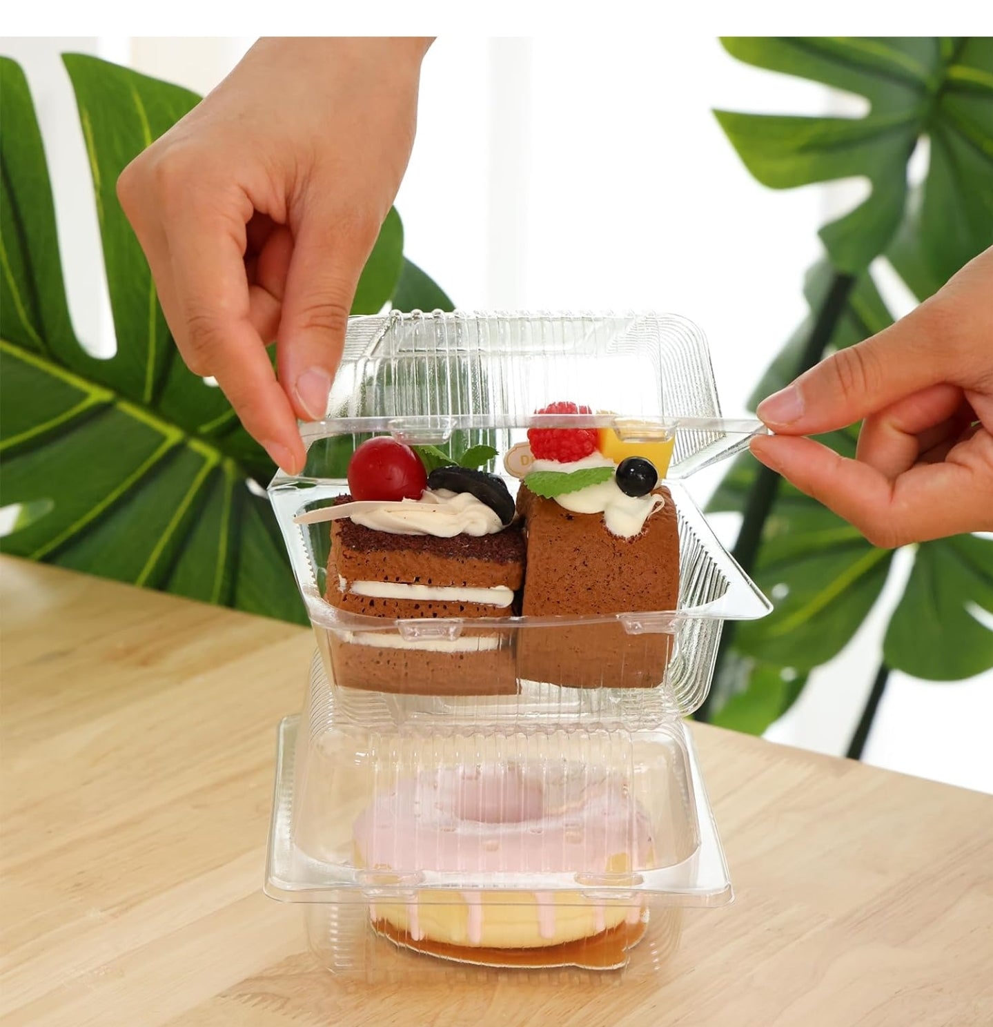 240 Pcs Clam Shell Container