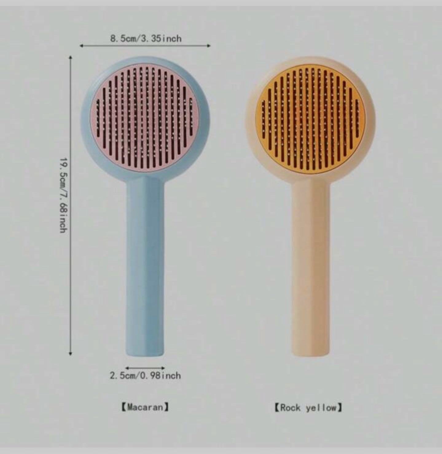 2pk Spiral Shaped Grooming Brush