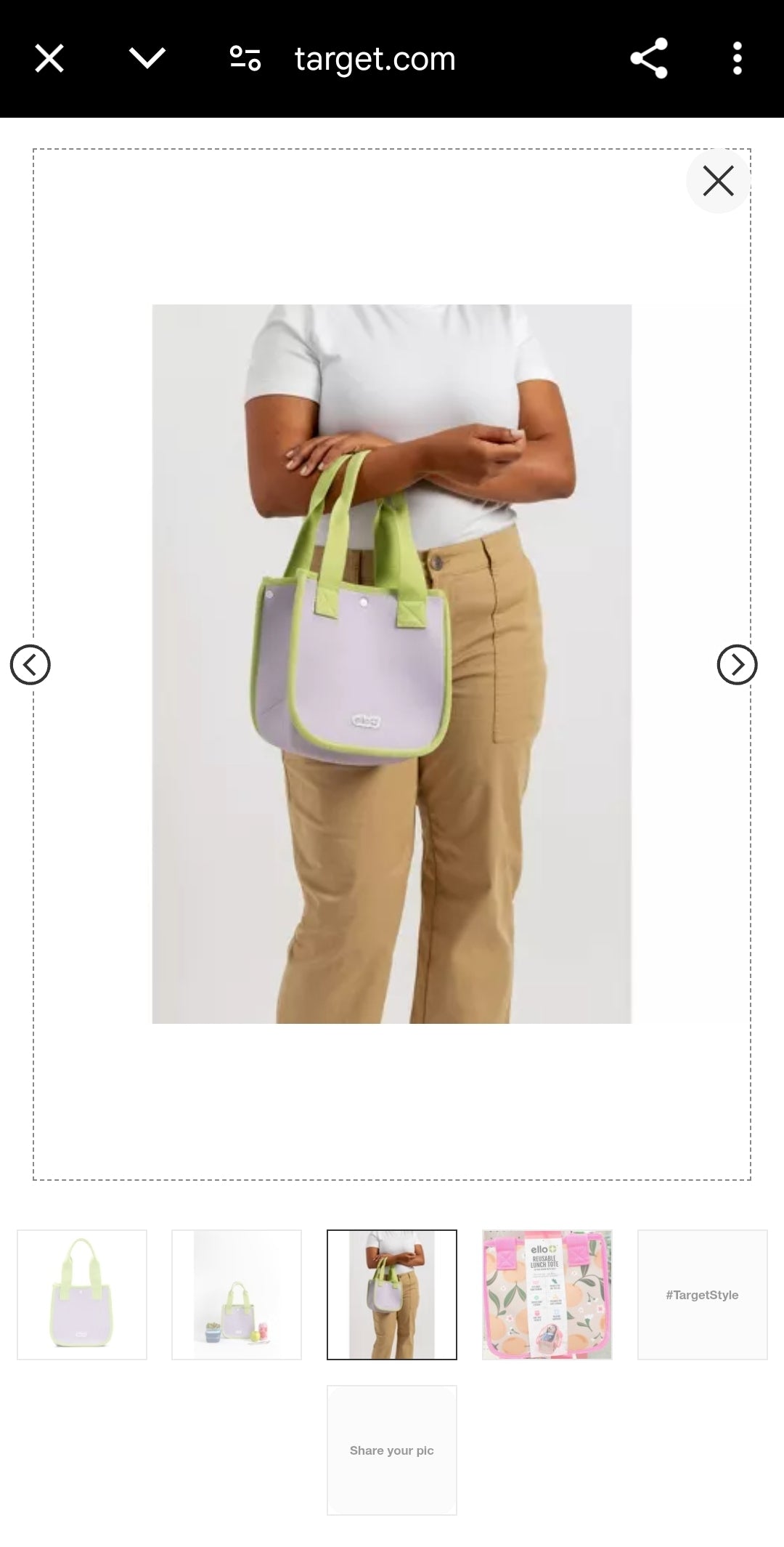 ello Reusable Lunch Tote