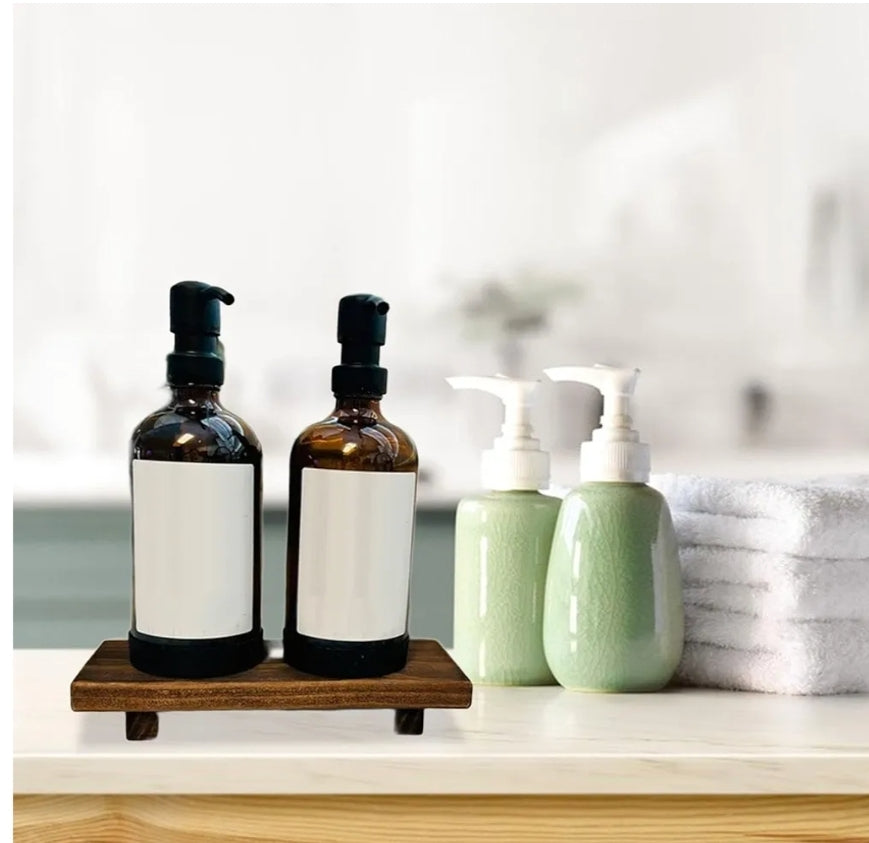 Wood Pedestal Stand