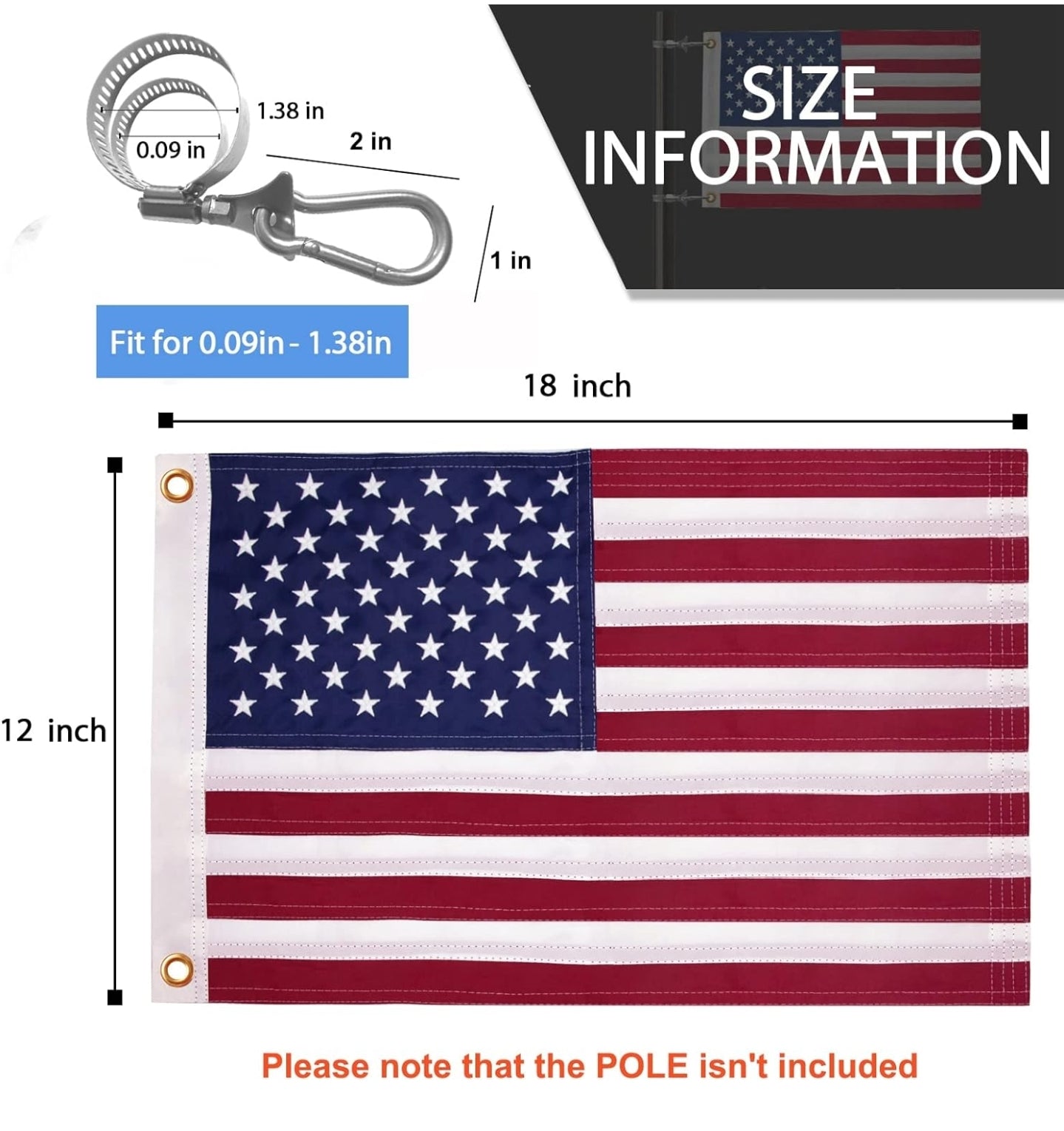 American Boat Flag