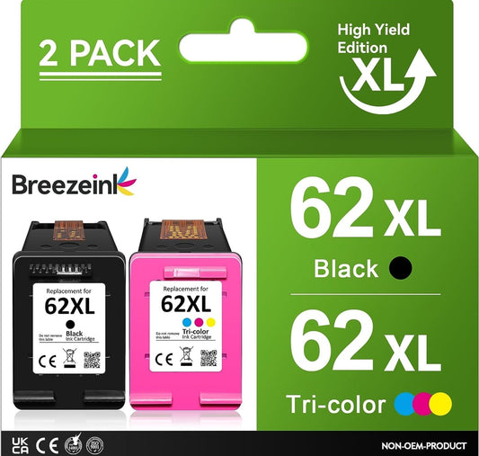 62XL Ink Cartridge Black and Color Combo Pack