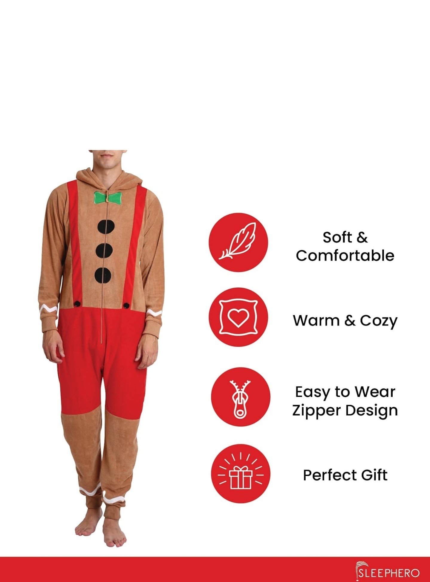 Men's Gingerbread Suit (Medium)