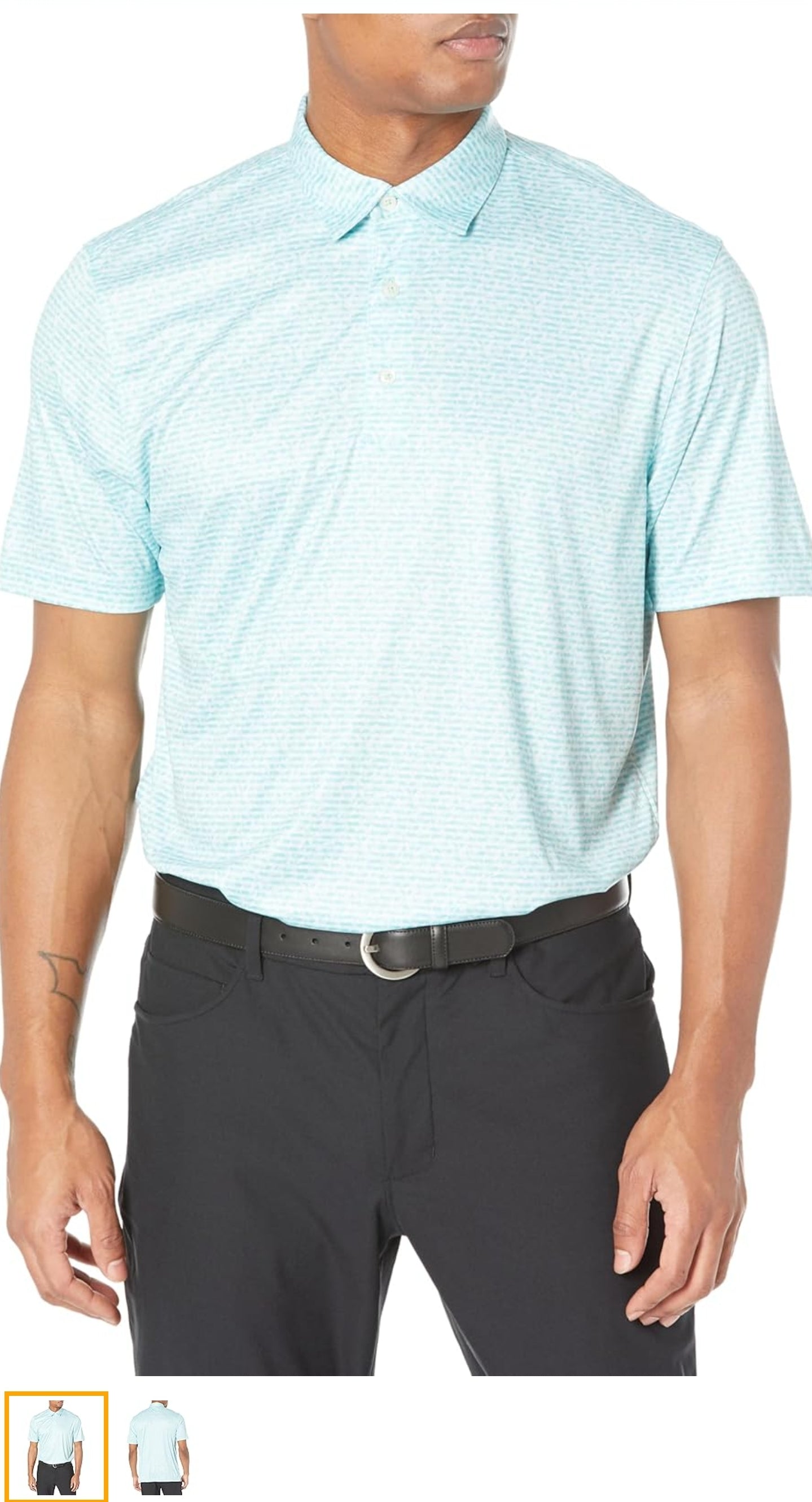 Greg Norman ML75 Microlux Orgami Print Polo