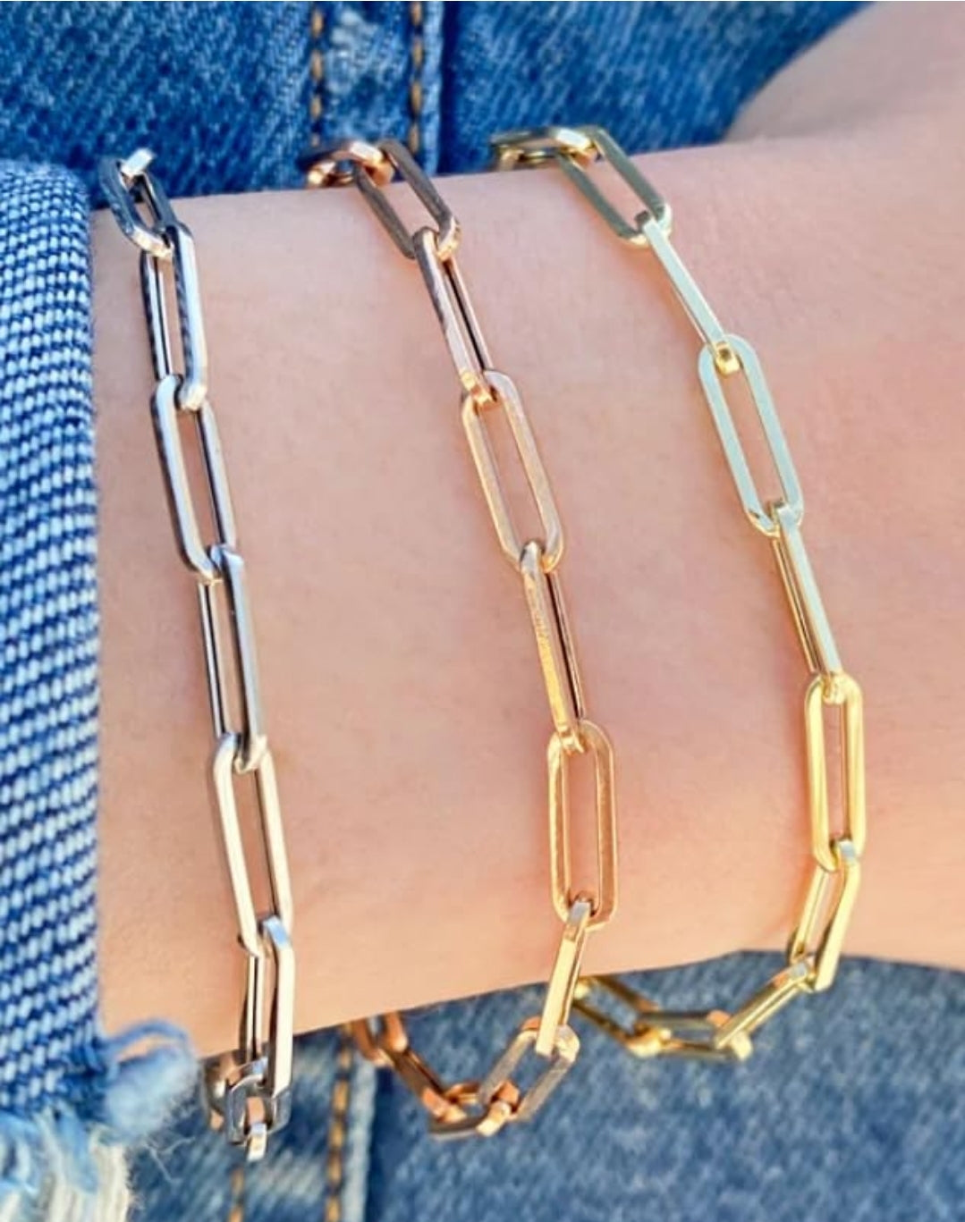 Paperclip Chain Bracelet