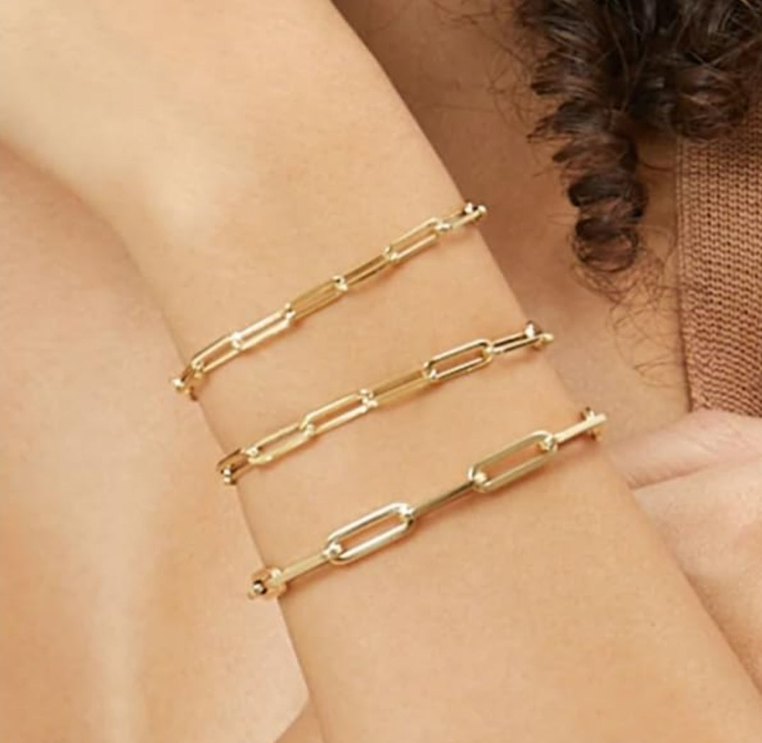 Paperclip Chain Bracelet