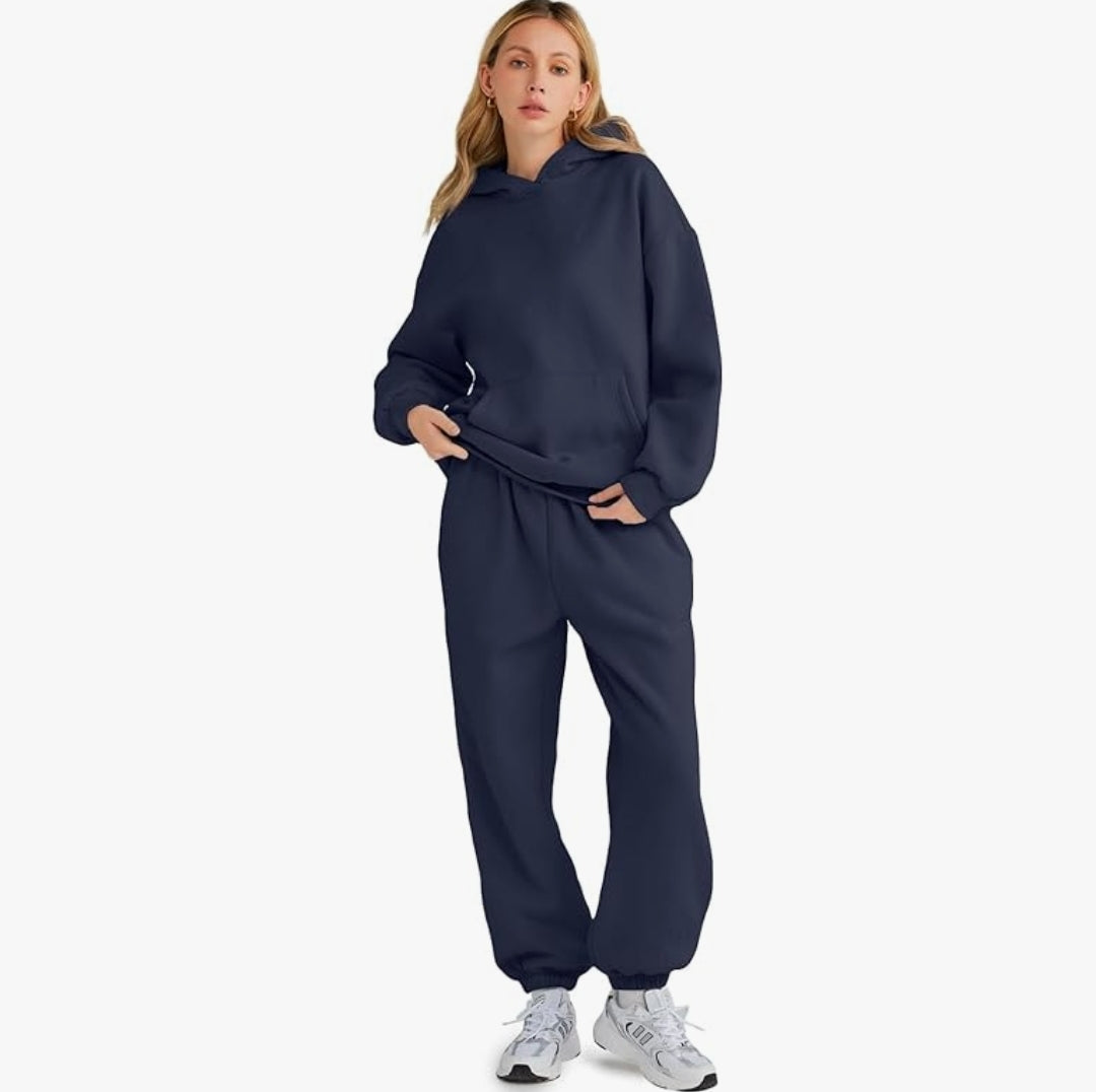 2 Piece Lounge Hoodie Sweatsuit