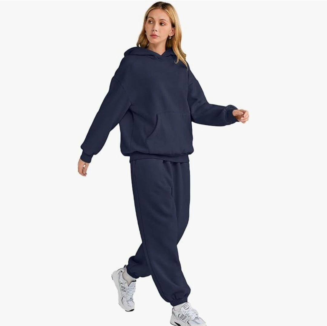 2 Piece Lounge Hoodie Sweatsuit