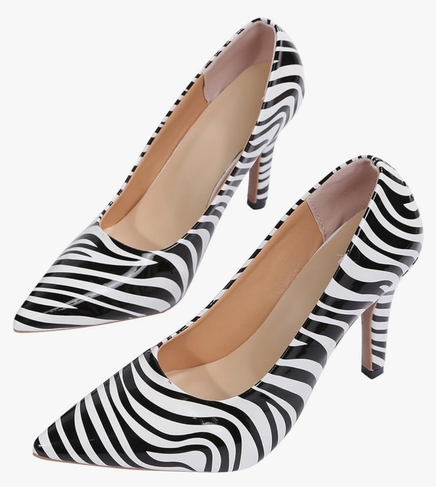 Zebra Print Heels