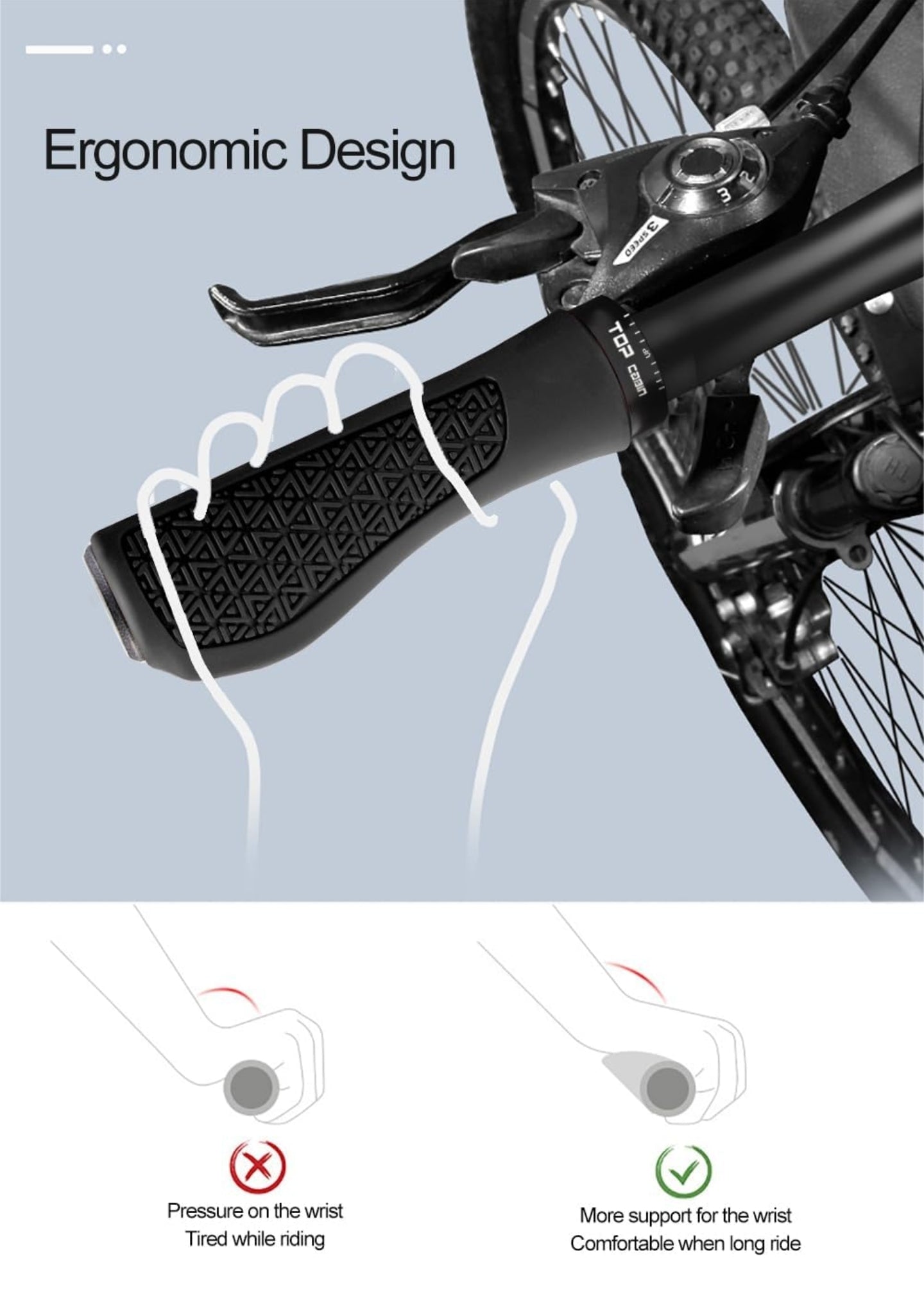 TopCabin Bicycle Handlebar Grips